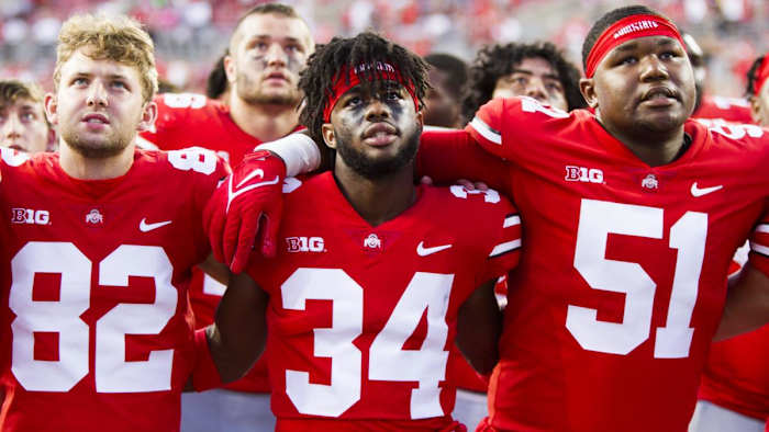 97. Sam Wiglusz, Andre Turrentine and Mike Hall